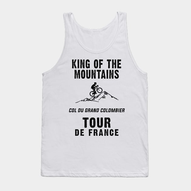 Col Du Grand Colombier Tour de France King of the mountains Tank Top by Naumovski